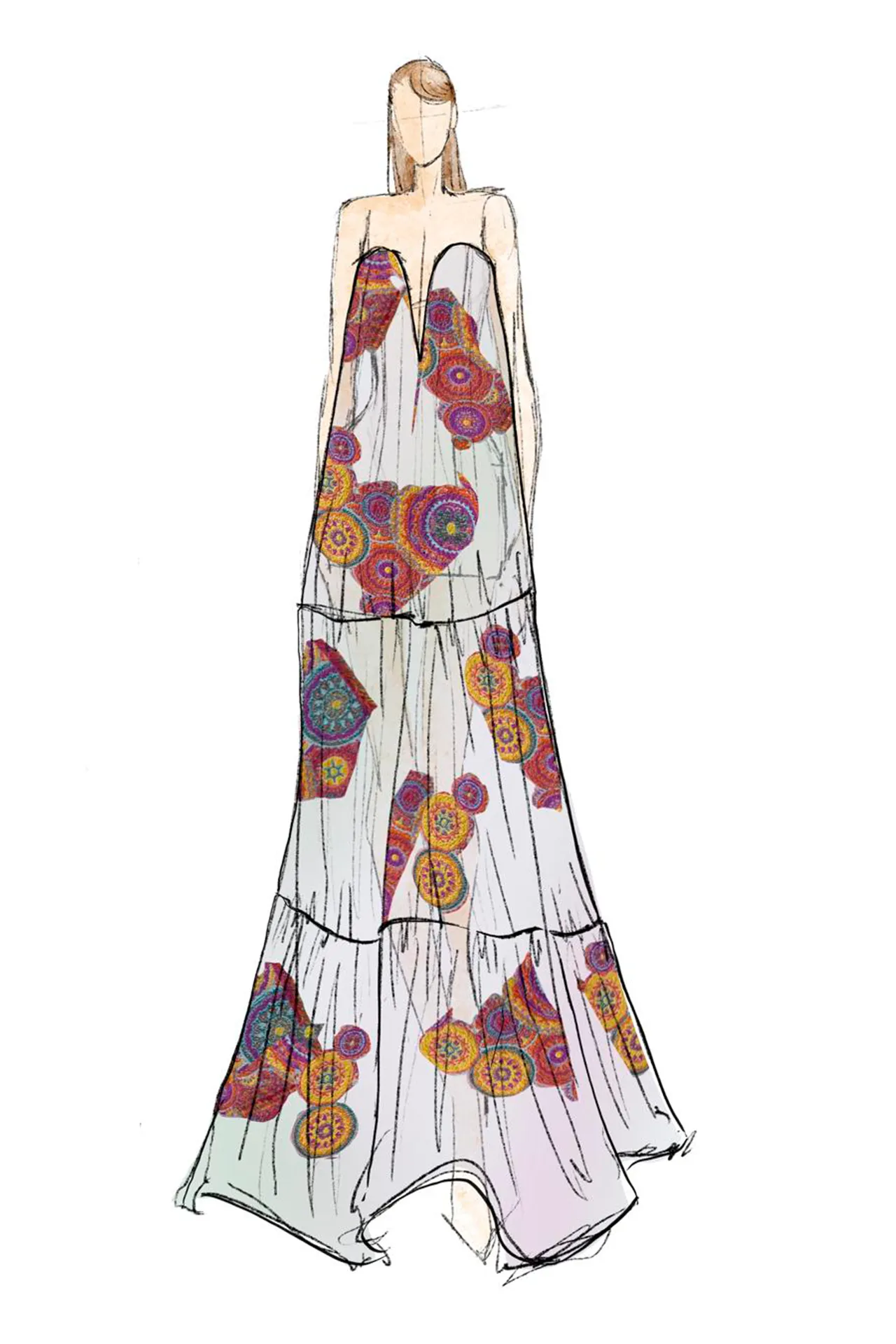 Odette Álvarez collection at Mercedes-Benz Fashion Week Madrid