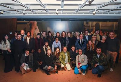 foto de familia con diseñadores y representantes de MBFWMadrid