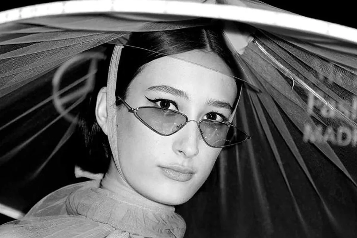 Model at Mercedes-Benz Fashion Week Madrid