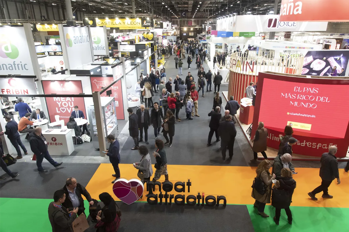 pasillo feria meat attraction