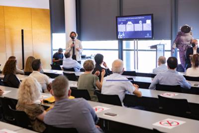 Group of people in a workshop