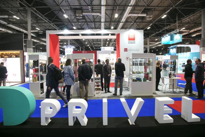 aspecto parcial pabellón en feria