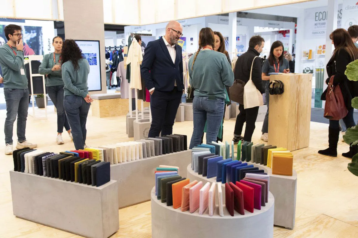 People and products on the Promogift 2025 stand