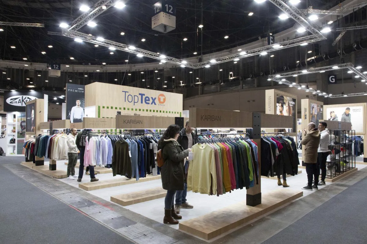 Product stands at Promogift 2025