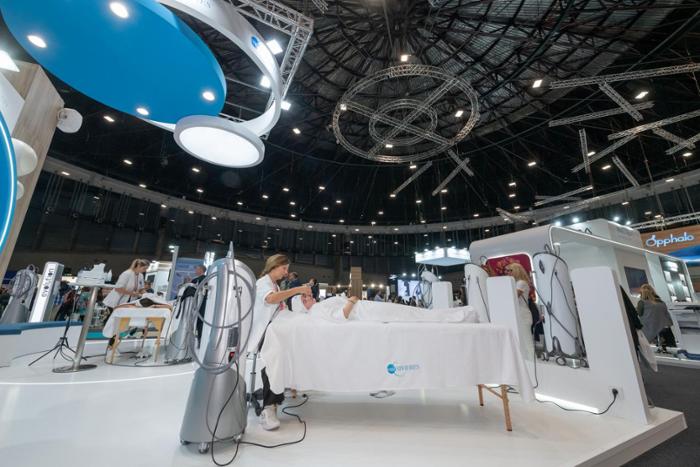 aspecto parcial pabellón en feria en el 2024