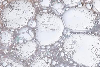 Image of soap bubbles.Aesthetic