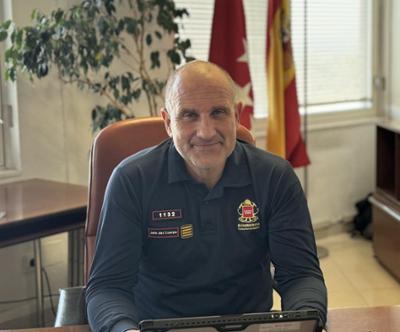 Antonio Pérez Crespo, head of the Madrid Community Fire Department