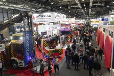 Attendees at the Sicur fair, Ifema
