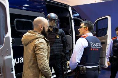 Security body at the Sicur fair