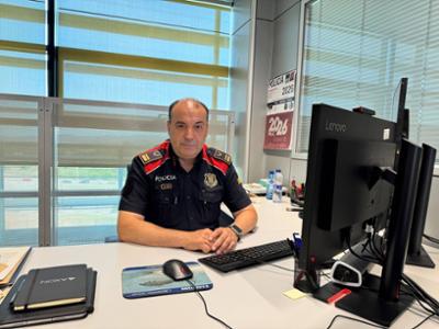 Josep Saumell, segundo Jefe de la Comisaría Superior Técnica de la Policia de la Generalitat-Mossos d’Esquadra.