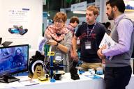 Exhibitors showing new drones