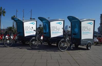 3 bicicletas de reparto